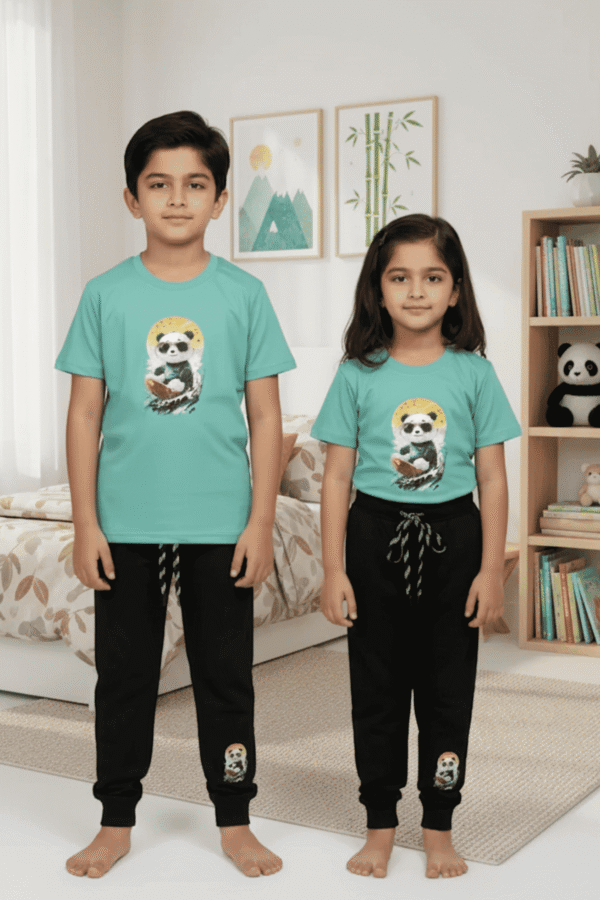 Panda T-shirt and Jogger Set (Unisex)